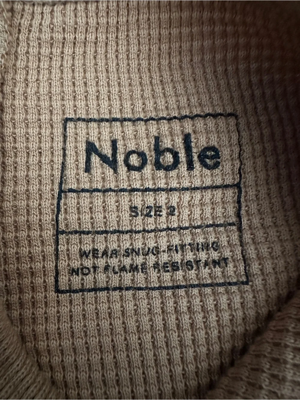 Noble Tan Waffle Knit Tank & Shorts Set